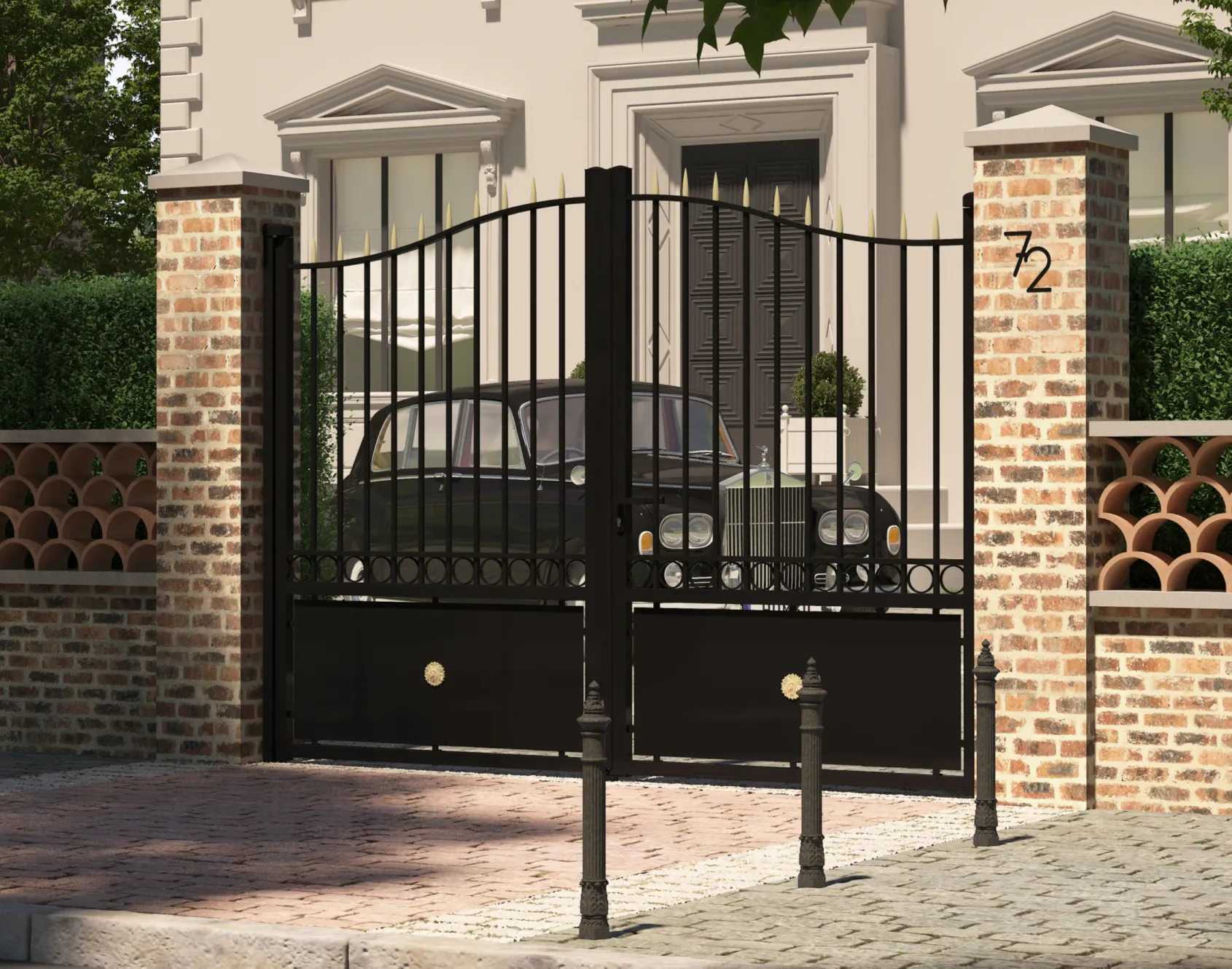 Josselin sliding gate - Kostum